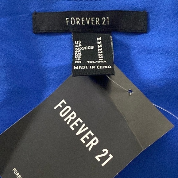 Forever 21 Juniors Blue sleeveless long maxi dress size M - Picture 11 of 14